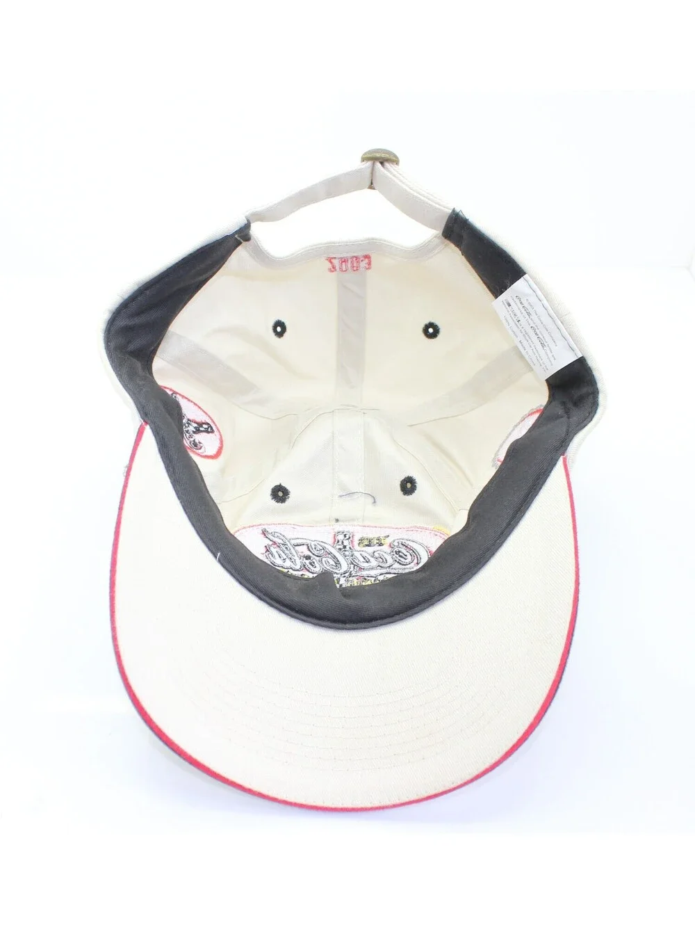 Vintage 2003 Coca Cola NASCAR Kevin Harvick #29 Cream Hat Baseball Cap Unused